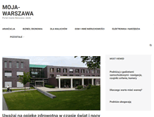 Tablet Screenshot of moja-warszawa.waw.pl